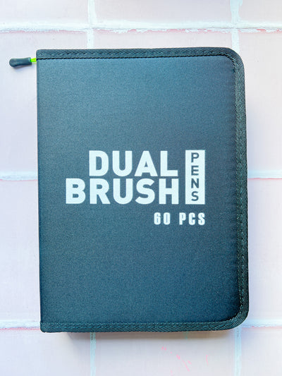 Dual Tip Brush Pens Set 60