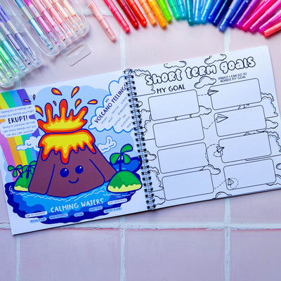 Cool Calm Kids Mindfulness Journal + Sticker Set